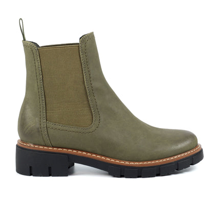 Olive - Lifestyle - Lunar Womens-Ladies Morgan Suede Ankle Boots