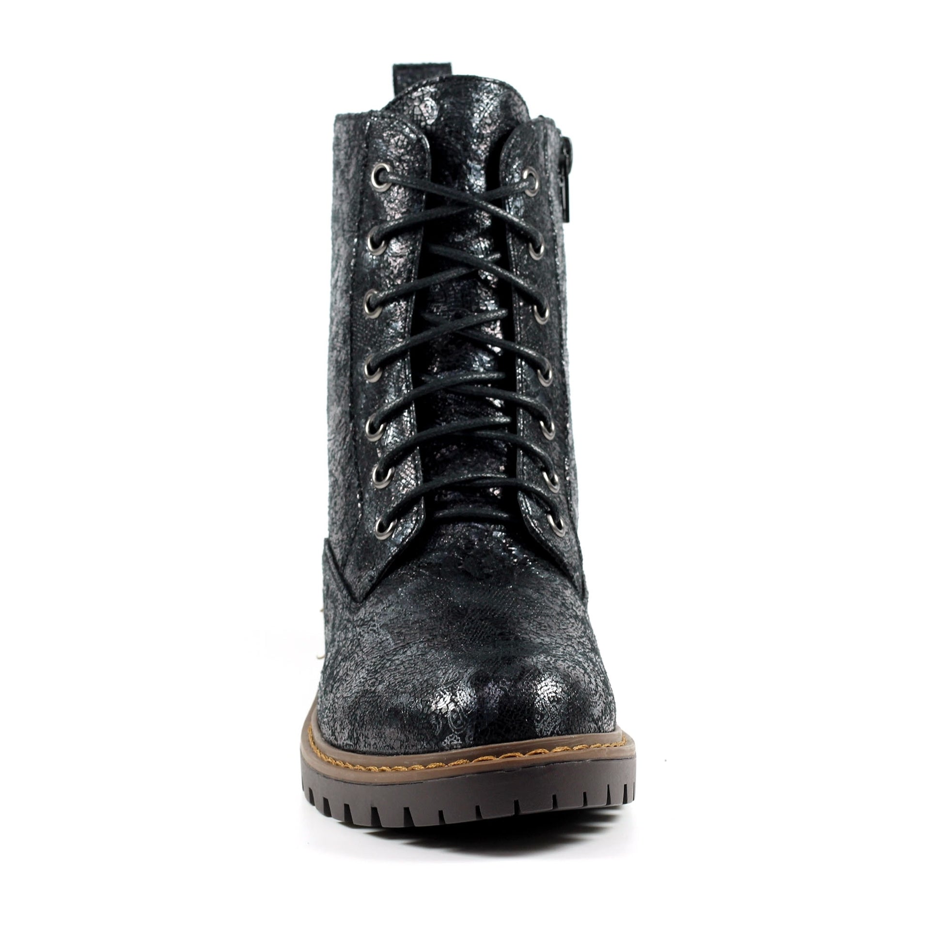 Black - Pack Shot - Lunar Womens-Ladies Roseville Ankle Boots