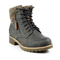 Grey - Front - Lunar Womens-Ladies Millie Waterproof Ankle Boots