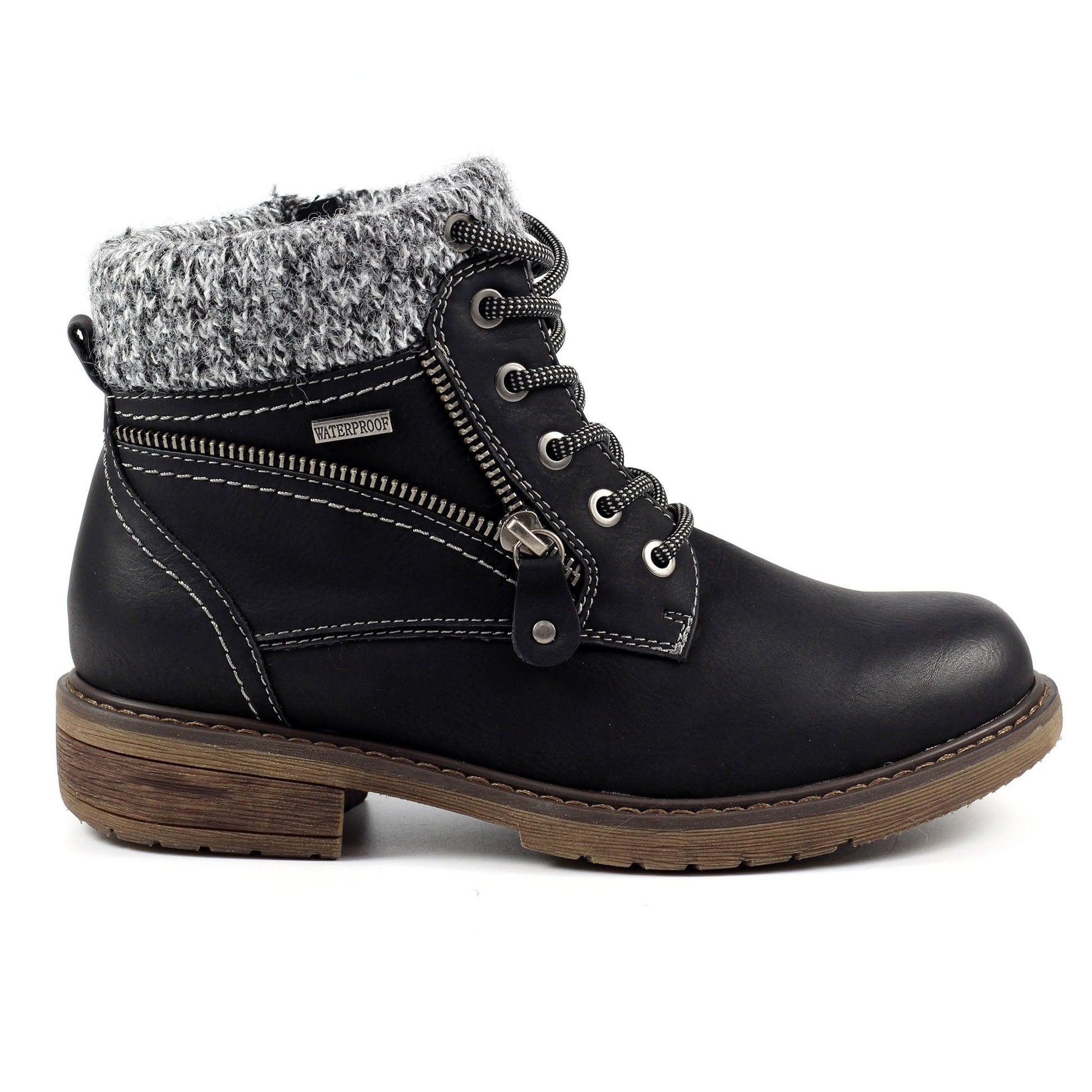 Black - Lifestyle - Lunar Womens-Ladies Benson III Waterproof Ankle Boots