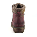 Burgundy - Back - Lunar Womens-Ladies Benson III Waterproof Ankle Boots