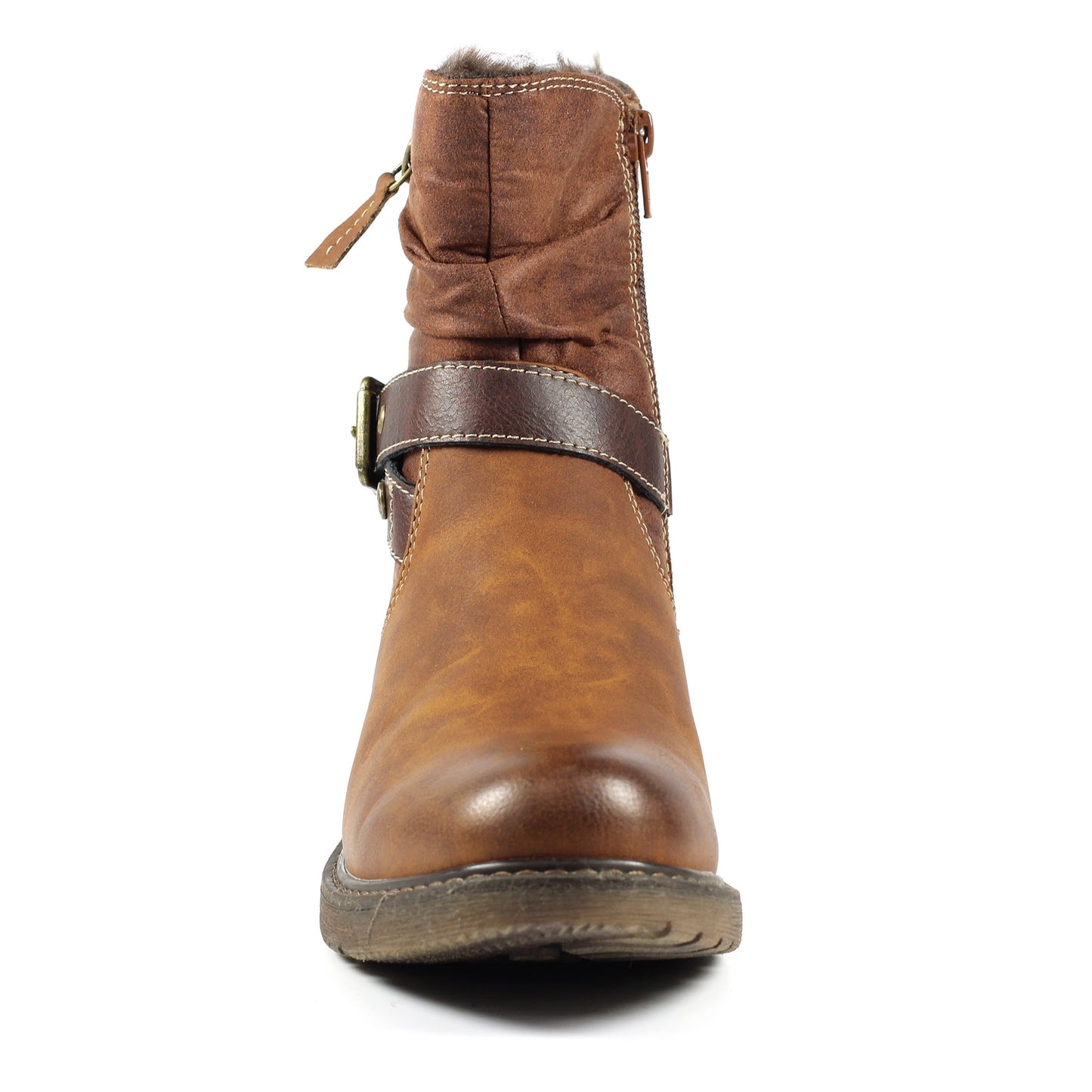 Brown - Pack Shot - Lunar Womens-Ladies Chime II Waterproof Winter Boots