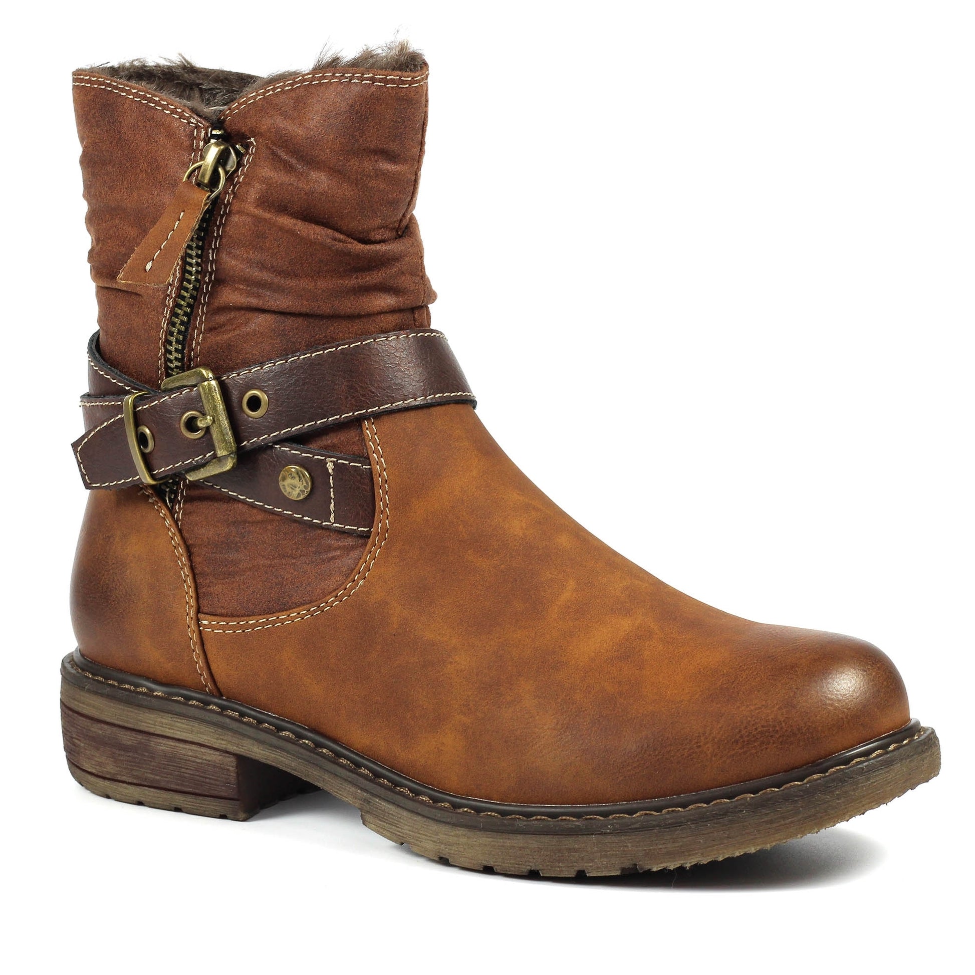 Brown - Front - Lunar Womens-Ladies Chime II Waterproof Winter Boots