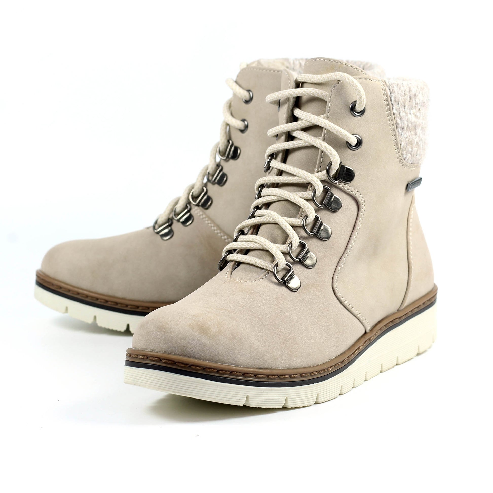Stone - Close up - Lunar Womens-Ladies Wolfsburg Waterproof Winter Boots