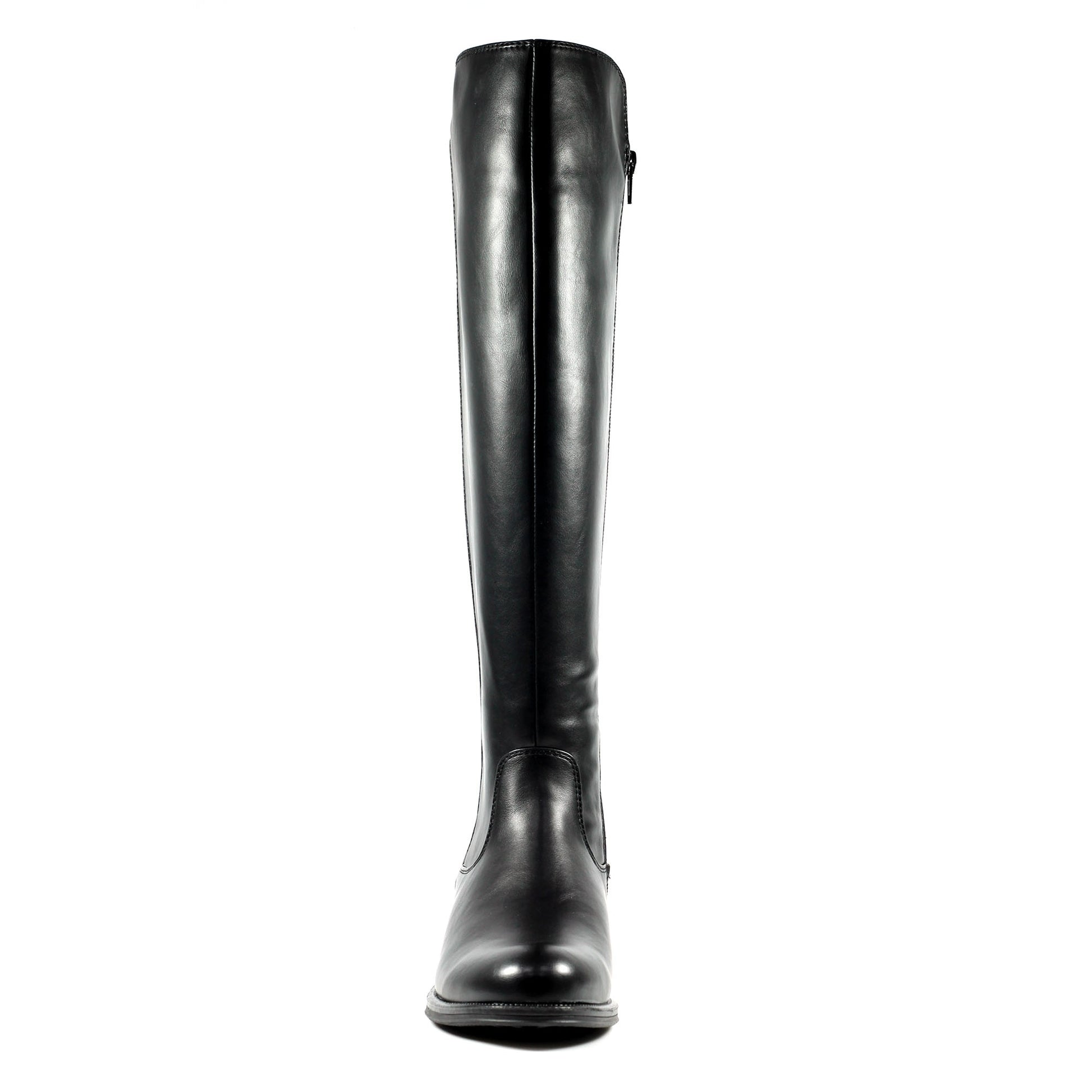 Black - Pack Shot - Lunar Womens-Ladies Winford Long Boots