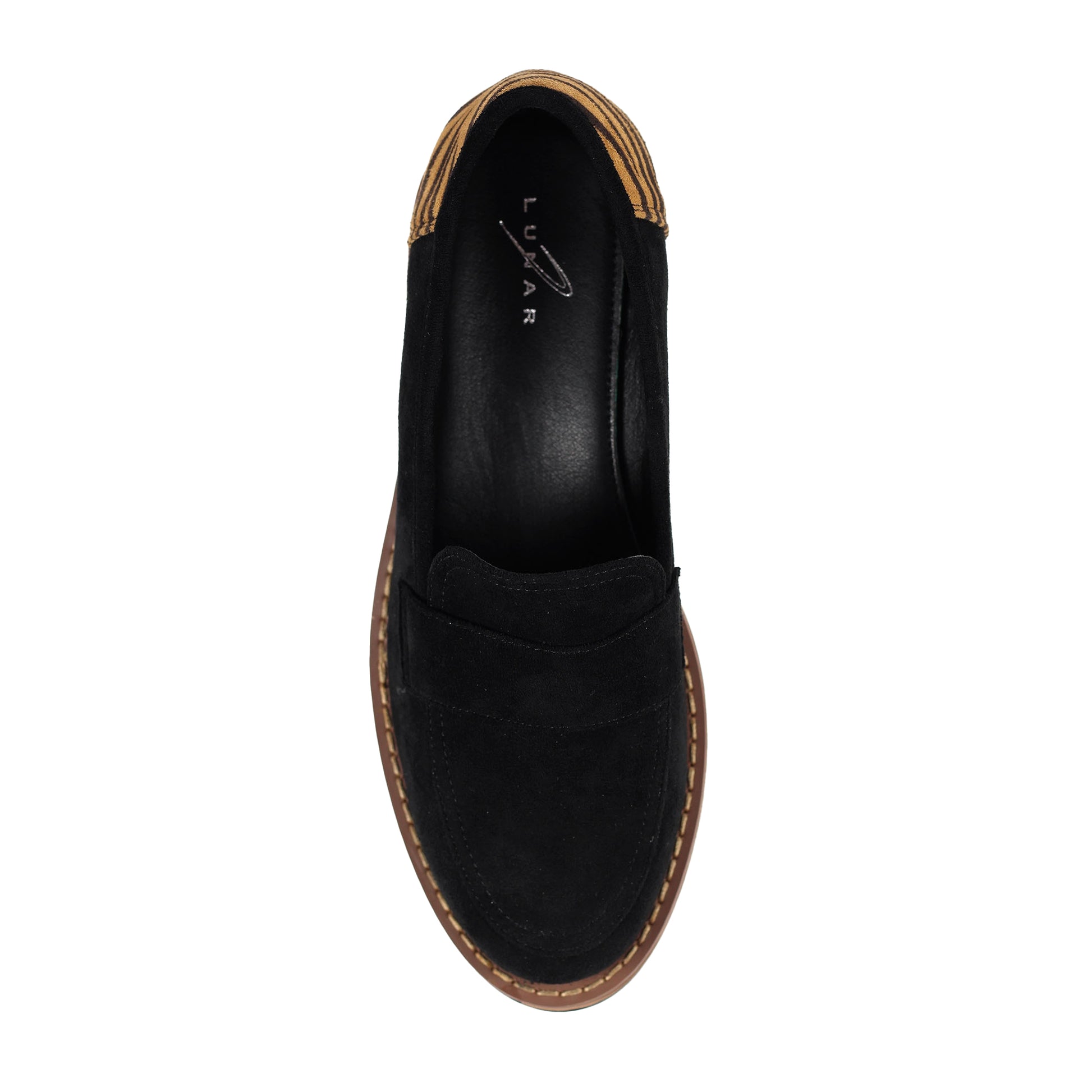 Black - Pack Shot - Lunar Womens-Ladies Sinclair Shoes