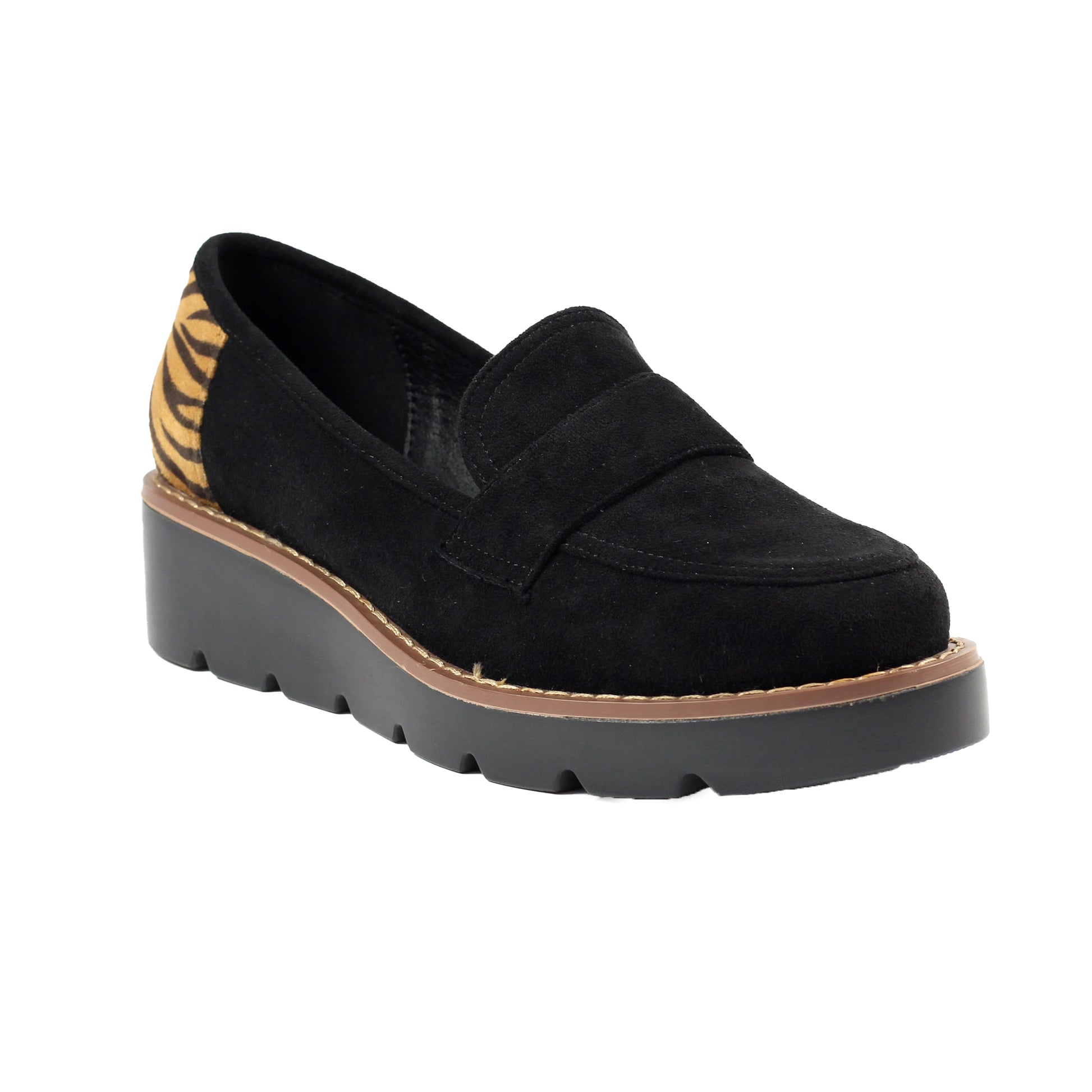 Black - Front - Lunar Womens-Ladies Sinclair Shoes
