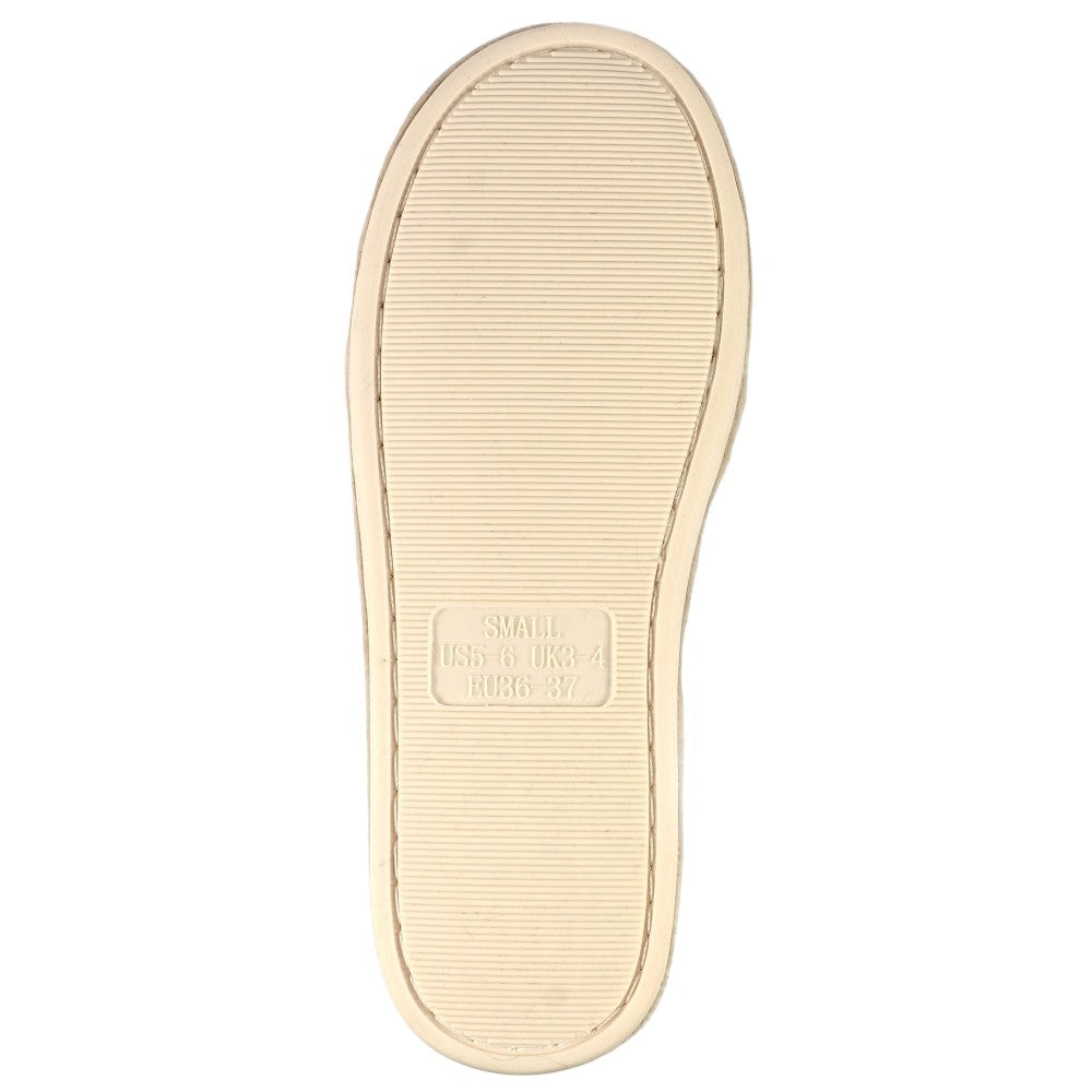 Mink - Pack Shot - Lunar Womens-Ladies Ocelot Print Slippers