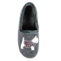Grey - Lifestyle - Lazy Dogz Womens-Ladies Monique Scottish Terrier Slippers