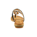 Black - Back - Lunar Womens-Ladies Ezra Sandals