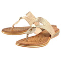 Rose Gold - Side - Lunar Womens-Ladies Ezra Sandals
