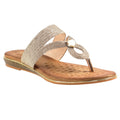 Rose Gold - Lifestyle - Lunar Womens-Ladies Ezra Sandals