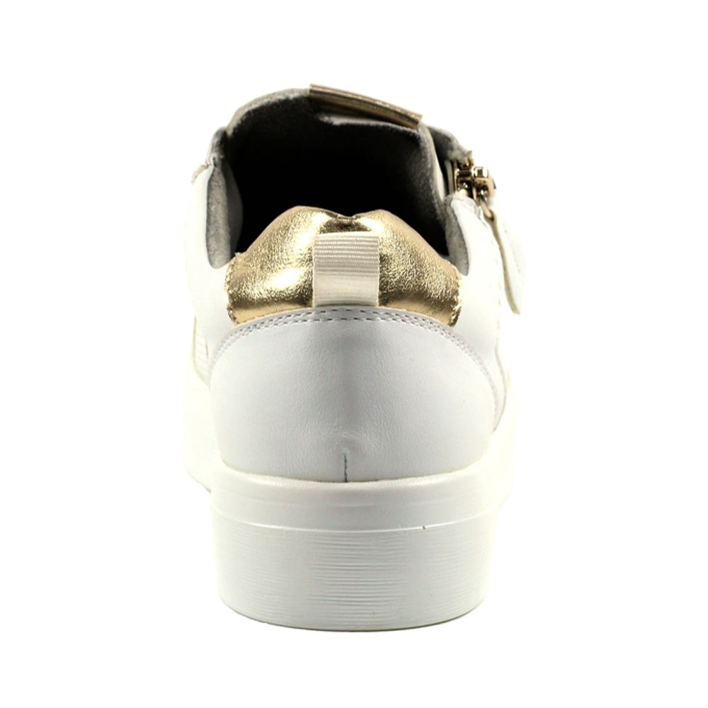 White - Back - Lunar Womens-Ladies Nia Trainers