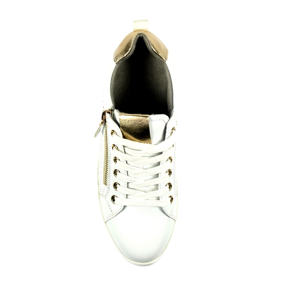 White - Lifestyle - Lunar Womens-Ladies Nia Trainers
