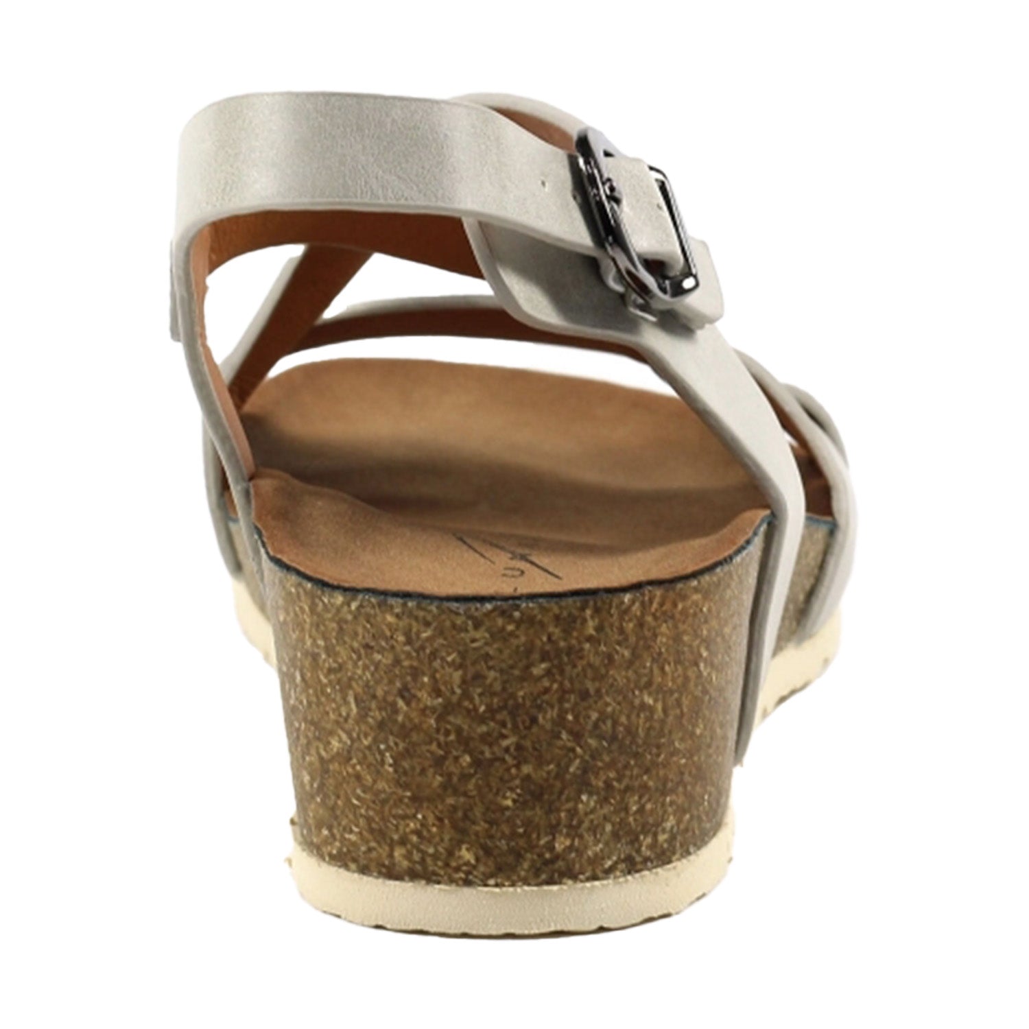Grey - Back - Lunar Womens-Ladies Liberty Sandals