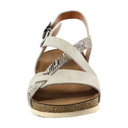 Grey - Pack Shot - Lunar Womens-Ladies Liberty Sandals