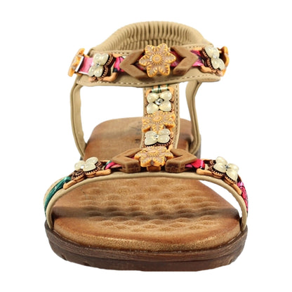 Beige - Pack Shot - Lunar Womens-Ladies Becca Sandals
