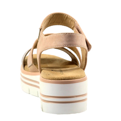 Pink - Back - Lunar Womens-Ladies Hardy Sandals