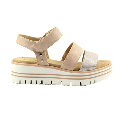Pink - Side - Lunar Womens-Ladies Hardy Sandals
