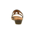 Black - Back - Lunar Womens-Ladies Porto Wedge Heel Sandals
