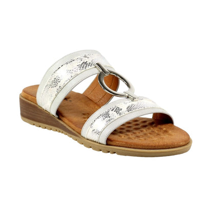 Silver - Front - Lunar Womens-Ladies Bayswater II Sandals