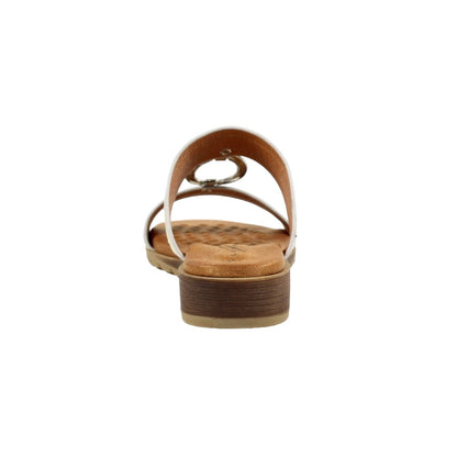 Silver - Back - Lunar Womens-Ladies Bayswater II Sandals