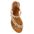 Rose Gold - Side - Lunar Womens-Ladies Charlotte II Sandals
