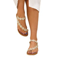 Gold - Front - Lunar Womens-Ladies Charlotte II Sandals
