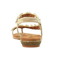 Gold - Lifestyle - Lunar Womens-Ladies Charlotte II Sandals
