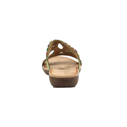 Khaki - Back - Lunar Womens-Ladies Chill II Sandals
