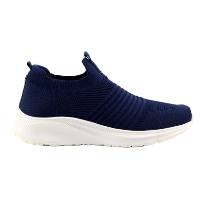 Blue - Side - Lunar Womens-Ladies Mirabella Trainers