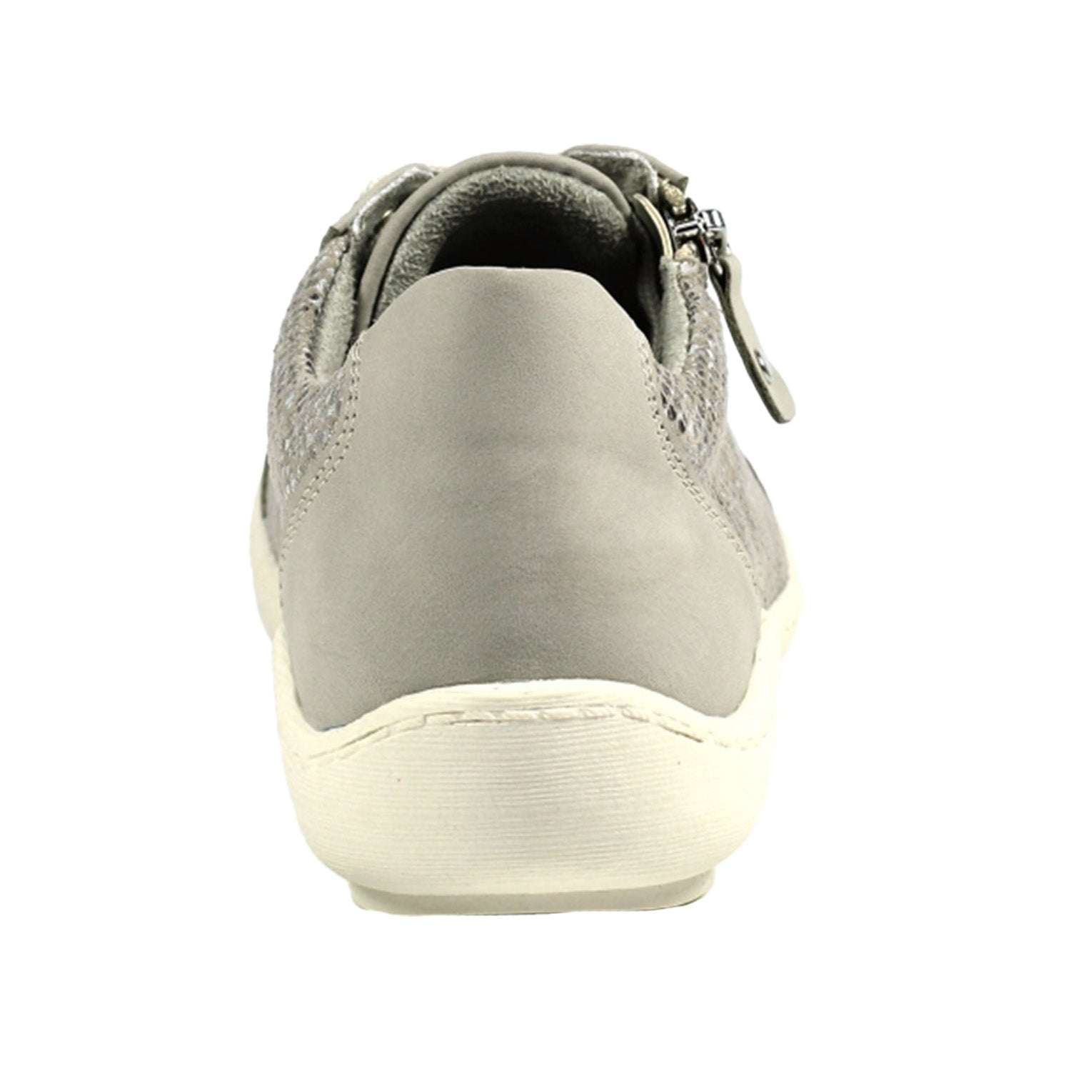 Grey - Back - Lunar Womens-Ladies Tate Trainers