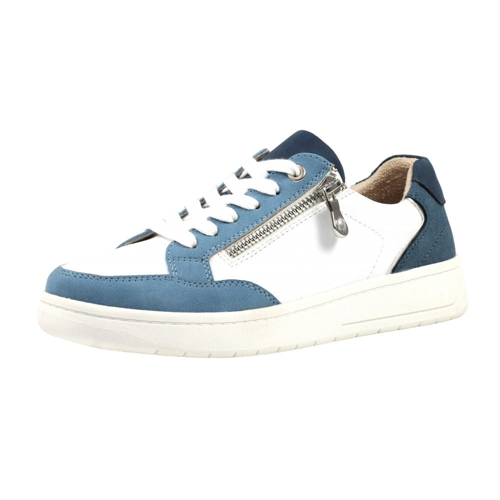 Blue - Side - Lunar Womens-Ladies Ariana Trainers
