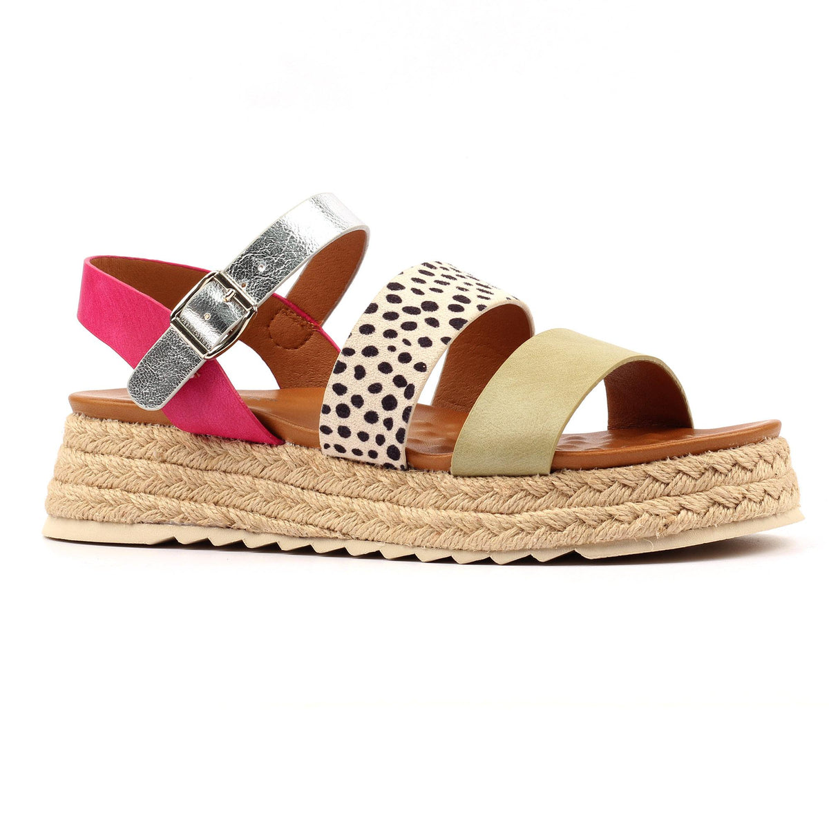 Sage - Front - Lunar Womens-Ladies Summer Sandals