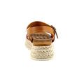 Orange - Back - Lunar Womens-Ladies Summer Sandals