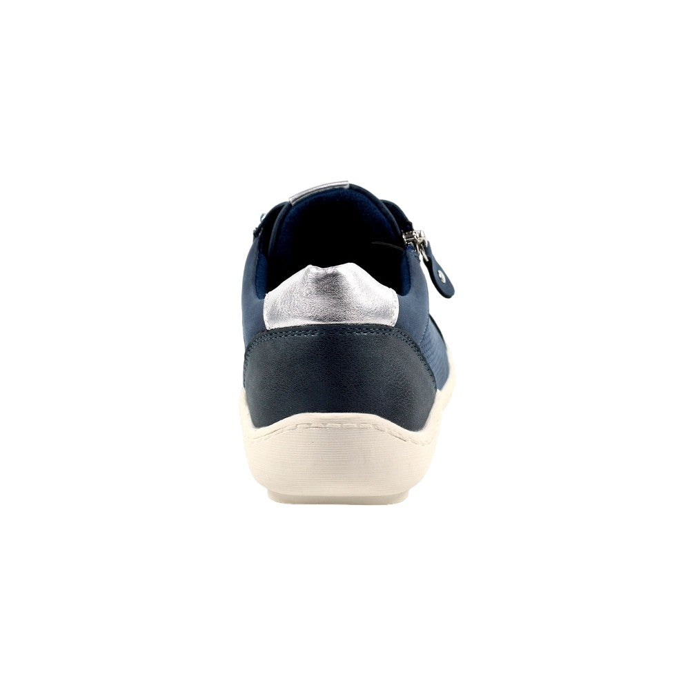 Blue - Back - Lunar Womens-Ladies Tori Trainers
