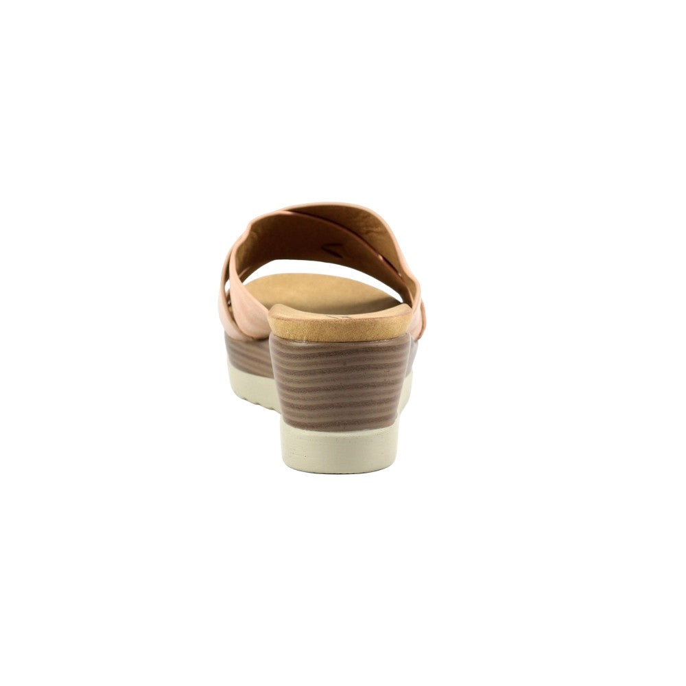 Rose - Back - Lunar Womens-Ladies Maven Wedge Sandals