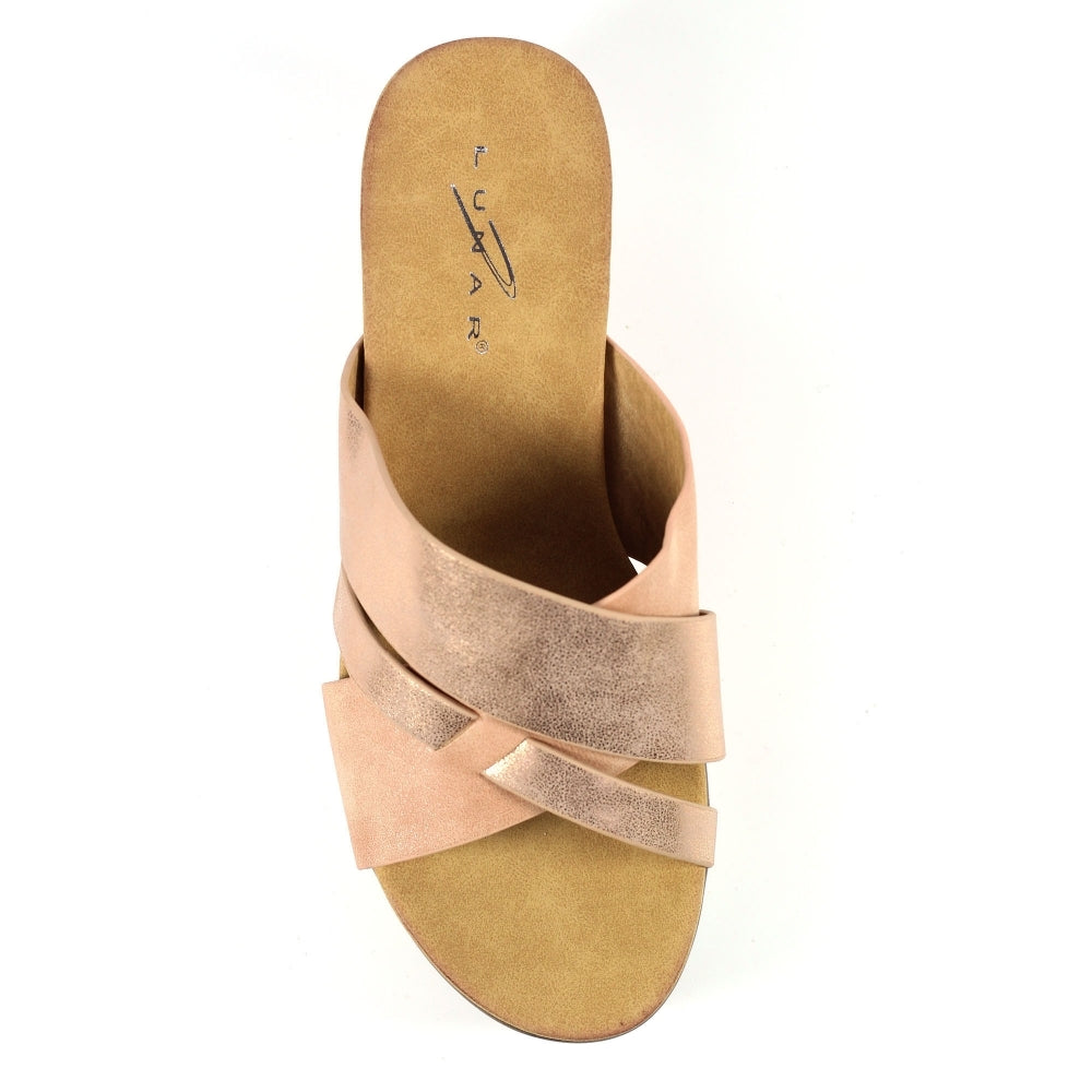 Rose - Lifestyle - Lunar Womens-Ladies Maven Wedge Sandals
