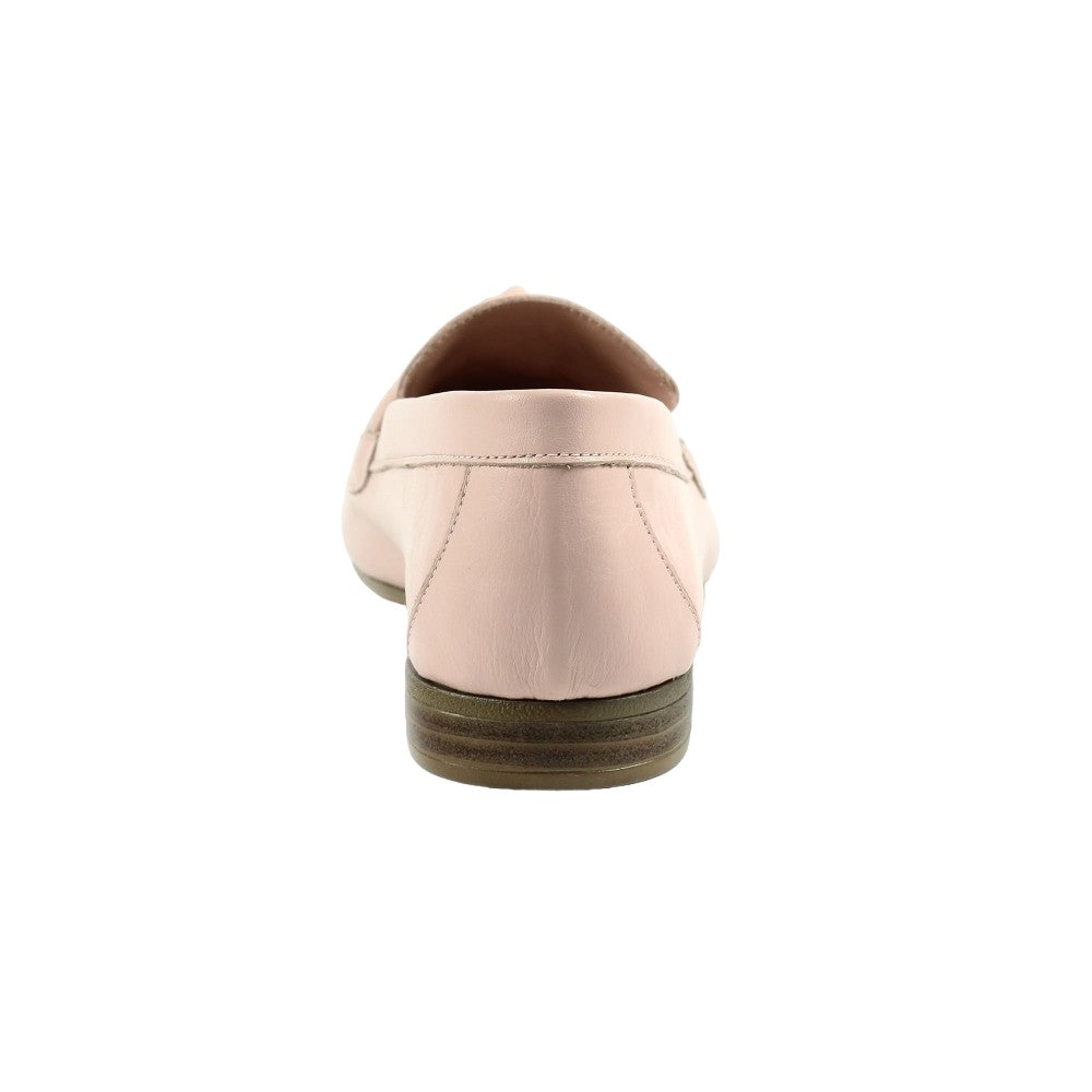 Pink - Back - Lunar Womens-Ladies Wishes Leather Shoes