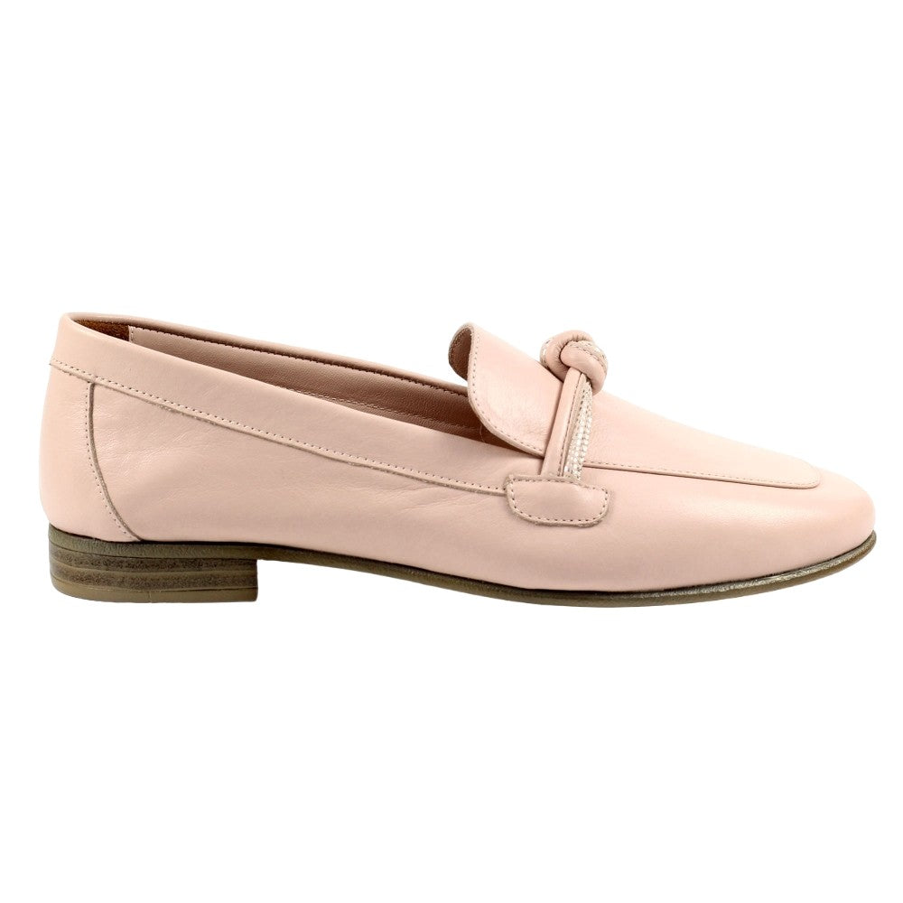 Pink - Side - Lunar Womens-Ladies Wishes Leather Shoes
