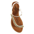 White - Lifestyle - Lunar Womens-Ladies Asia II Sandals
