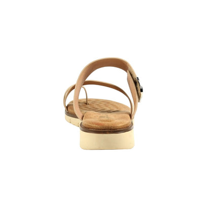 Beige - Back - Lunar Womens-Ladies Ellis Sandals