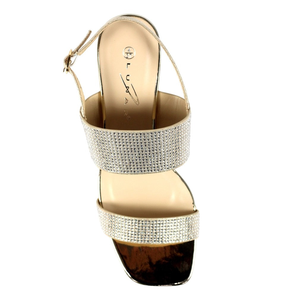 Gold - Lifestyle - Lunar Womens-Ladies Collins Sandals
