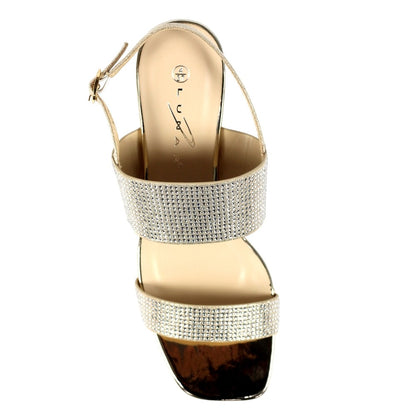 Gold - Lifestyle - Lunar Womens-Ladies Collins Sandals
