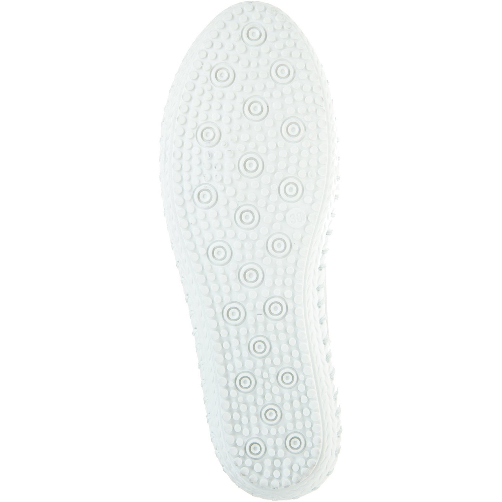 Silver - Lifestyle - Lunar Womens-Ladies St Ives Metallic Leather Plimsolls
