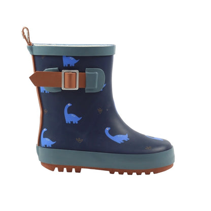 Blue - Pack Shot - Lazy Dogz Childrens-Kids Bronty Wellington Boots