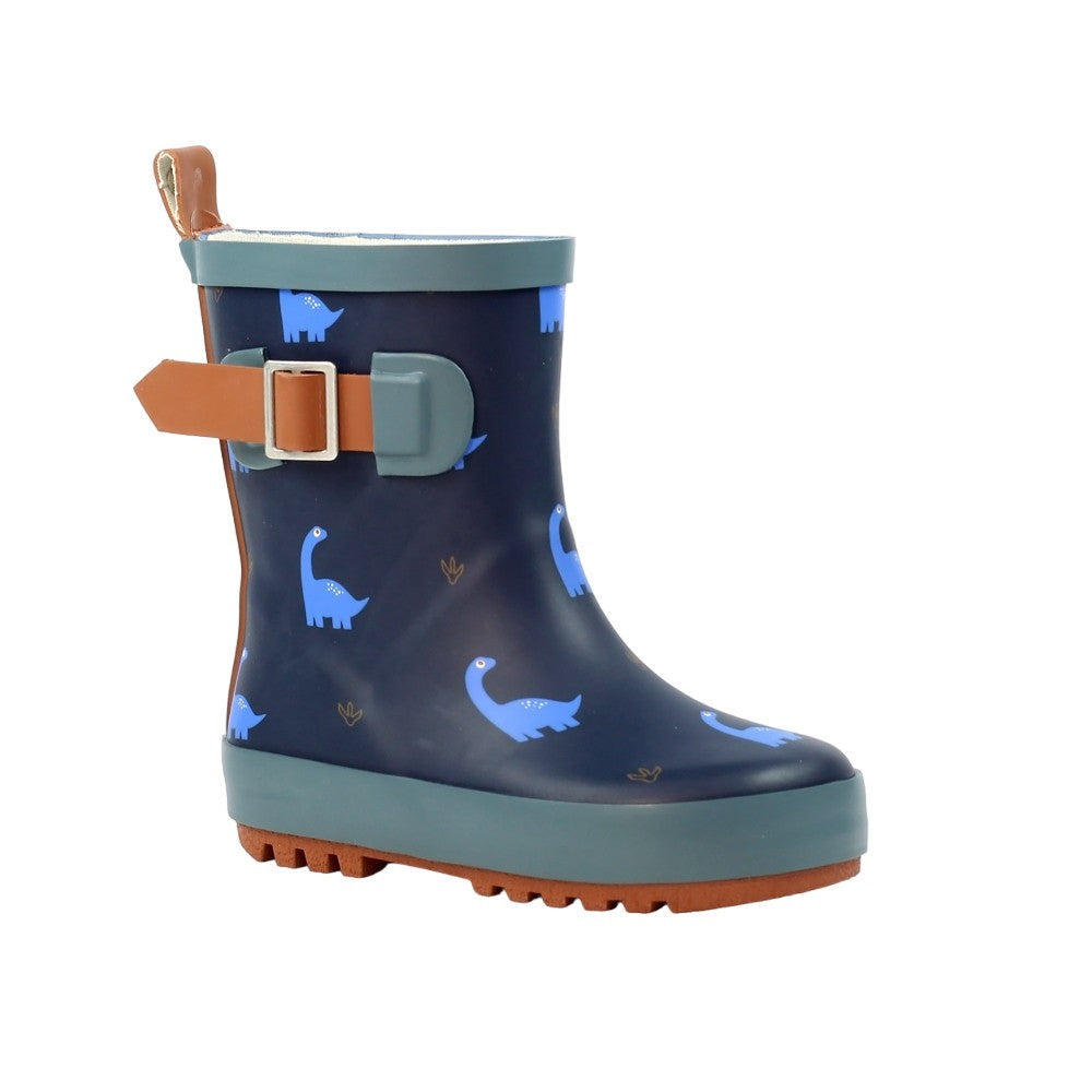 Blue - Front - Lazy Dogz Childrens-Kids Bronty Wellington Boots