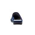 Navy - Back - Lunar Womens-Ladies Love Mule Slippers