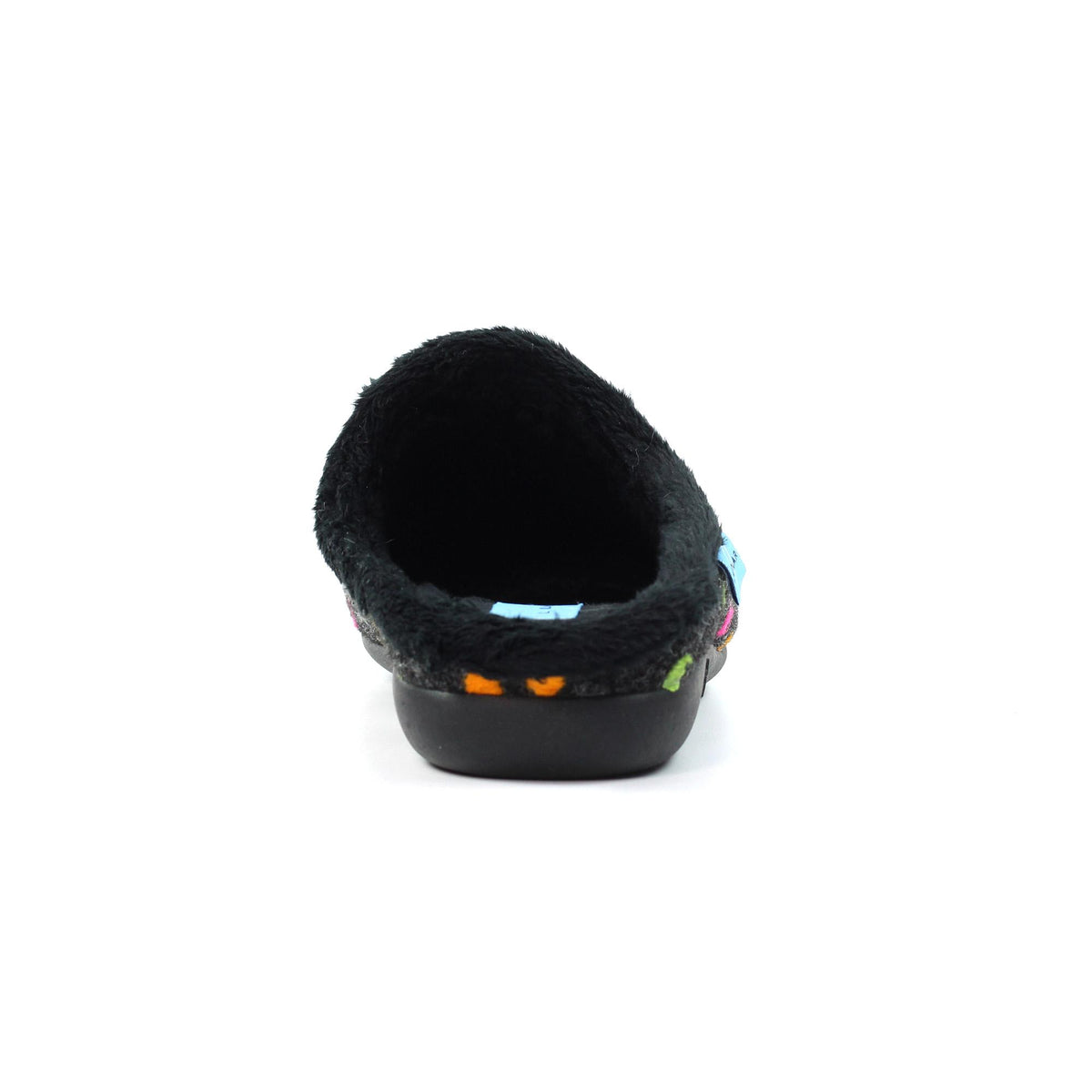 Black - Lifestyle - Lunar Womens-Ladies Peanut Mule Slippers