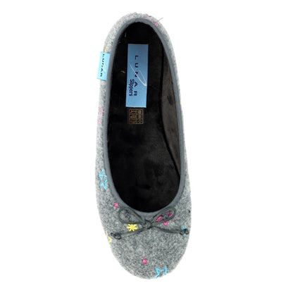 Grey - Lifestyle - Lunar Womens-Ladies Berry Pumps